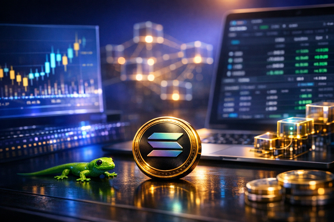 CoinGecko listing checklist for a Solana token with DEX data and explorer links