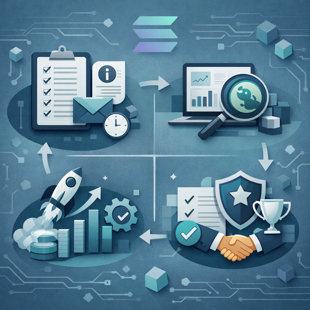 CoinGecko listing checklist for a Solana token with DEX data and explorer links - Step-by-step: how to submit your Solana token to CoinGecko