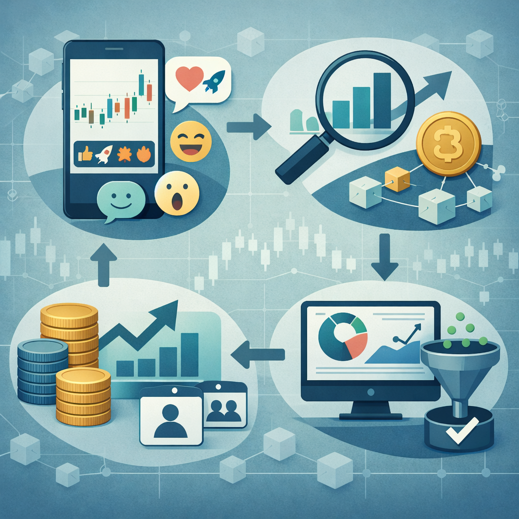 DexScreener reactions strategy dashboard concept for Solana tokens - DexScreener Reactions vs Volume vs Holders (what to prioritize)