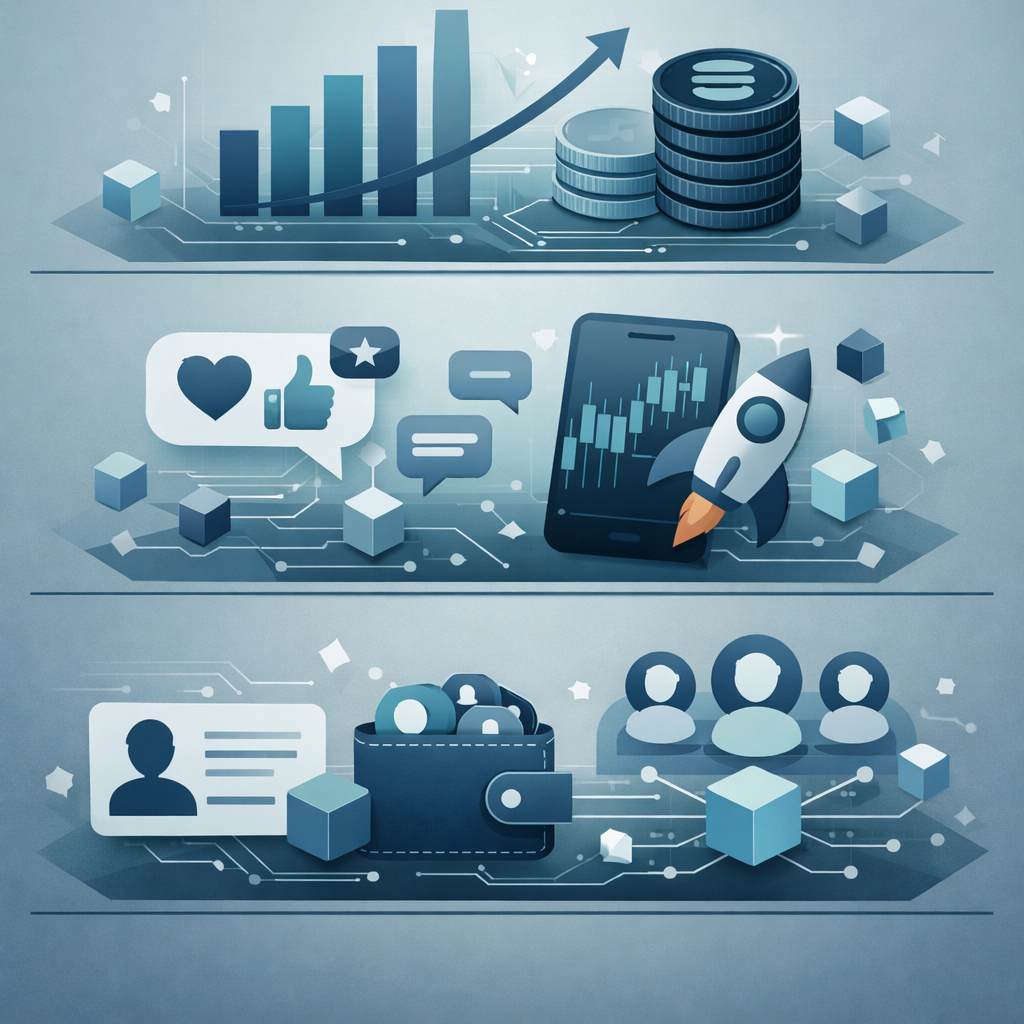 DexScreener trending strategy for a Solana token using volume, reactions, and holder growth - Comparison: 3 ways people try to hit DexScreener Trending
