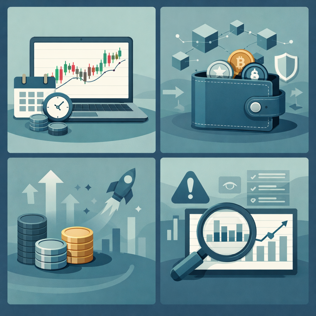 Trader dashboard showing Jupiter-based volume strategy metrics on Solana - Quick comparison: three volume profiles that actually make sense