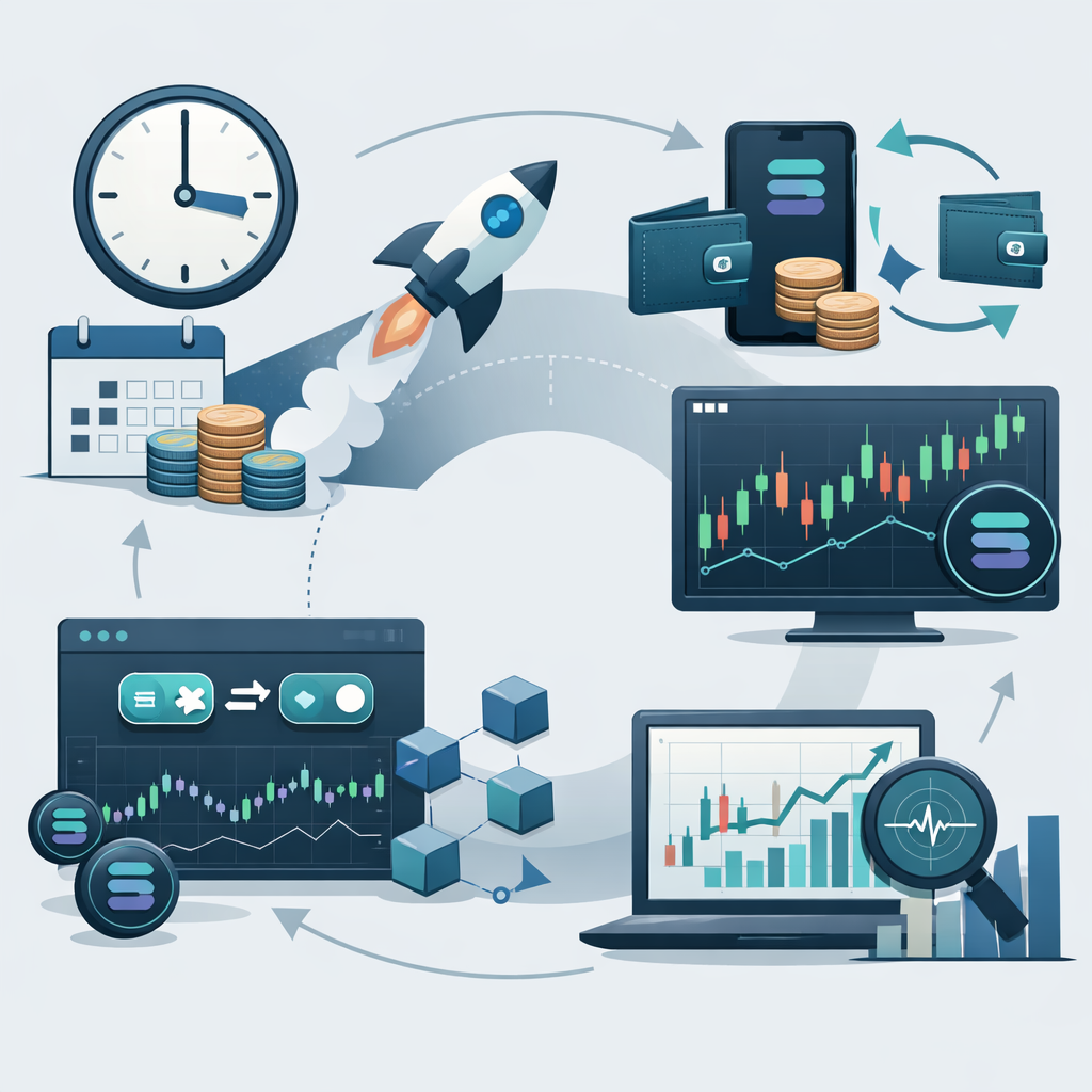 Moonshot token launch strategy showing volume patterns and DexScreener visibility - How Moonshot volume affects visibility (without the fairy tales)